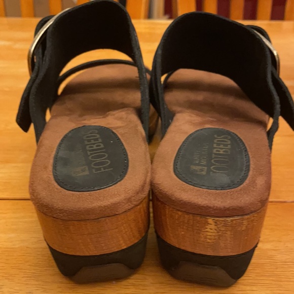 White Mountain Montage Wedge Clog Sandal 10M - Picture 4 of 9